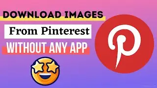 How to download photos from pinterest in Mobile gallery || How to download pinterest photos