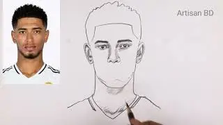 Easy Bellingham Portrait Drawing in 10 Minutes Tutorial