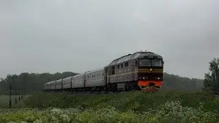 Тепловоз ТЭП70-0492 с поездом №259 Санкт-Петербург — Анапа