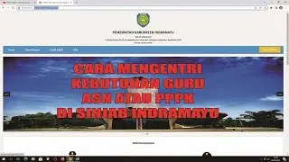 CARA MENGENTRI KEBUTUHAN GURU ASN ATAU PPPK DI SINJAB INDRAMAYU