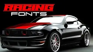 Racing Fonts, Sport Fonts | Free Download