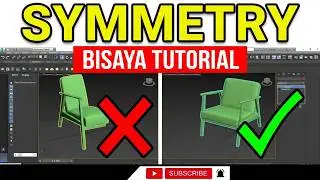 How to use symmetry modifier in 3ds max short and simple tutorial