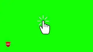 4k cursor click with sound green screen download from discription