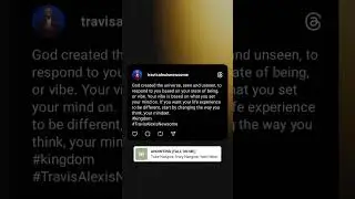 #TravisAlexisNewsome #kingdom #God #Spirituality #Faith #Power #Inspiration #Principles #Life #Jesus