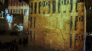 5 L'Egypte aux Carrières de Lumière