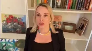 Обращение девушки, которая вышла с антивоенным плакатом в прямой эфир первого канала.
