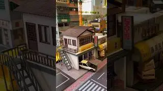 Newest addition to the hot wheels street racing city diorama 🏡🏠🏚️ 
