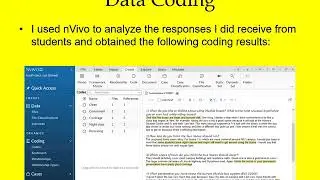nVivo Bus project (Fall 2020)