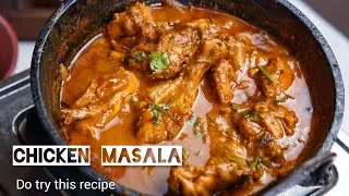 chicken masala gravy/ chappathi side dish