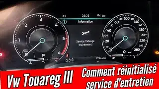 Comment faire la mise à zéro pour Volkswagen touareg III