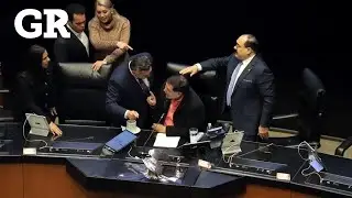 Se encaran a gritos 'Alito' y Noroña