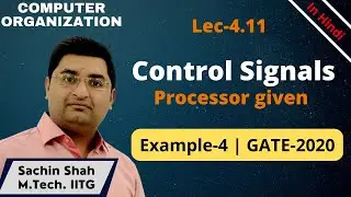 L4.11: GATE 2020 | Control unit question | MBR MAR PC control signals