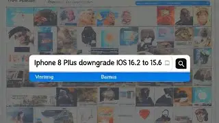 iphone 8 plus downgrade IOS 16.2  TO 15.6