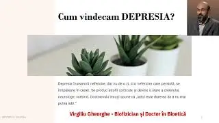 Cum vindecam DEPRESIA? Virgiliu Gheorghe