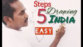 How to draw India map easily