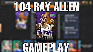 104 OVR SIGNATURE RAY ALLEN GAMEPLAY IN NBA Live Mobile 20!