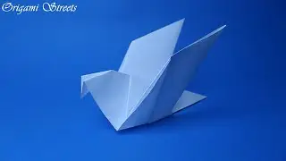 How to make a pigeon out of paper. Origami pigeon