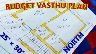 25'×30' | North Facing House Plan | Vasthu Plan Tamil | Budget House Planning Ideas Tamil | CG 360°