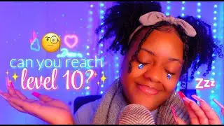 ASMR ♡ Can You Reach Level 10 Before Falling Asleep? 😴🛌🏽💤