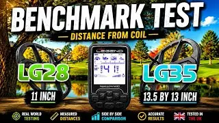 Nokta Legend | LG35 LG28 Coil Benchmark Test | Metal Detecting