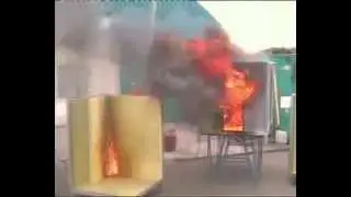 Как ведет себя пенополистирол при пожаре