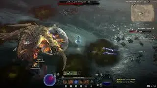 Raw Sorc Gameplay of the World Boss on the Diablo 4 BETA! #diablo4 #worldboss #sorcerer