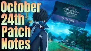 Increased Drop Rates | October 24th Patch Notes | SAOFD