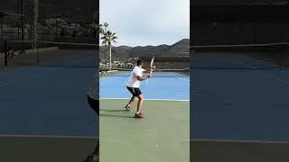 Playing 🎾 in Tennis Paradise ☀️🇬🇷 #shorts