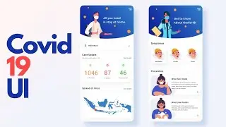 COVID 19 App | Flutter UI