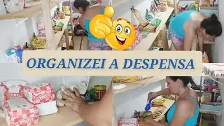 ORGANIZEI A DESPENSA DA COZINHA ,TINHA MUITA BAGUNÇA 😩