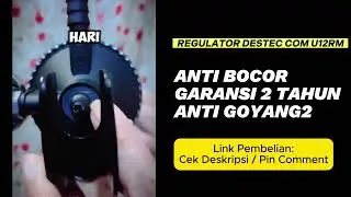 🛒Keranjang: Regulator Gas Anti Bocor, Anti goyang Destec Com U12RM