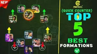 Top 5 Best Formations For Quick Counter In eFootball 2024