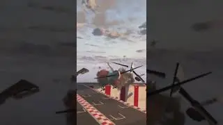 Landing on the tiniest runway strip 🤣