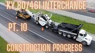Ky. 80/461 Cloverleaf Interchange Construction Progress (Part 10)
