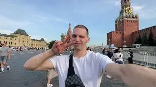 Гуляем по Москве, мой первый полёт на самолете