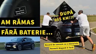 RECORD MONDIAL: 655 km. cu un plin de baterie, în Renault MeganE E-Tech Iconic!