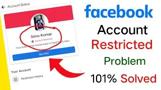 facebook account restricted problem solve 2023 | how to remove facebook account restricted