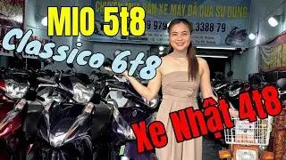 Lễ 2/9 chơi lớn Xe Nhật 4t8 Mio 5t8 Classico 6t8 Vespa GTS Future X góp 0 đồng ở xe cũ Đăng Khôi BD