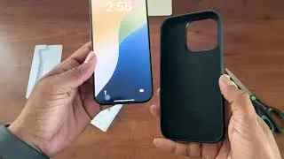Apple Silicone case Black | iPhone 16 Pro Black Titanium | MagSafe | Unboxing | The Studio Box | TSB