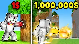 BRAZO de 1$ a BRAZO de 1,000,000$  💪🤯 Minecraft