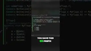 When's the last time that you used binary in CSharp?