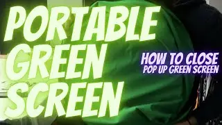 green screen pop up and how to close it