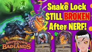 Thaddius turns Snake Warlock into TRUE OTK! Thaddius Warlock Badlands Hearthstone Warlock Deck