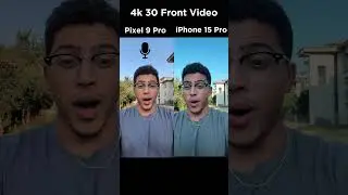 Front Camera Test Pixel 9 Pro vs. iPhone 15 Pro Max!