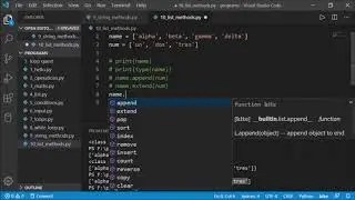 13. List methods in Python Programming - Python Tutorials