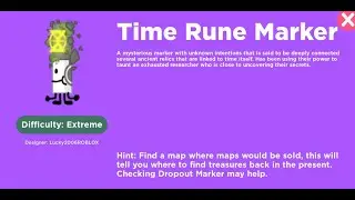 How to get Time Rune Marker - Find The Markers