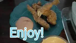 Gluten Free/ Dairy Free Coconut Tenders and Spicy Dip!