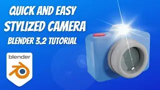Stylized Camera in Blender - 3D Modelling & Rendering Tutorial #easy
