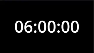 6 Hour Countdown Timer | Simple