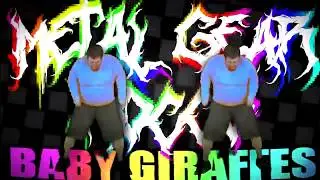 baby giraffes - metal gear rocco